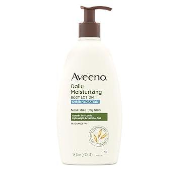 Aveeno Sheer Hydration Daily Moisturizing Fragrance-Free Lotion