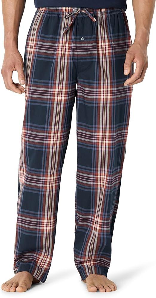 Amazon Essentials Men's Cotton Poplin Straight-Fit Pajama Pants