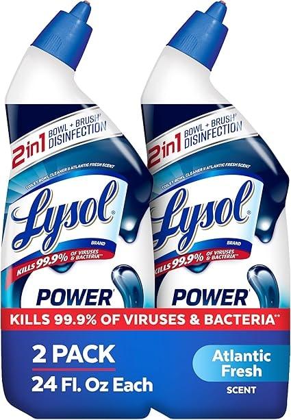 Lysol 2-Pack 24-Oz Toilet Bowl Cleaner Gel (Atlantic Fresh)