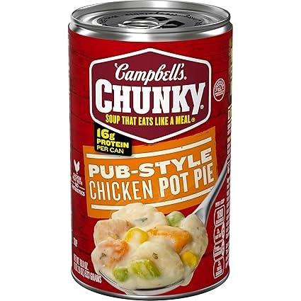Campbell's Chunky Pub-Style Chicken Pot Pie Soup, 18.8 Oz - Image 1