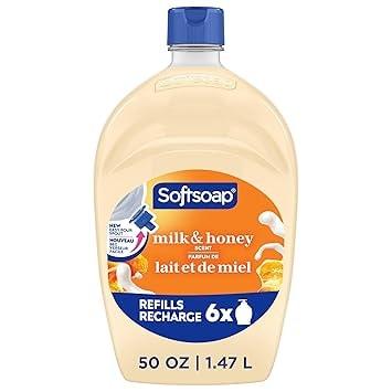 Softsoap Milk & Honey Scented Liquid Hand Soap Refill, 50 Oz