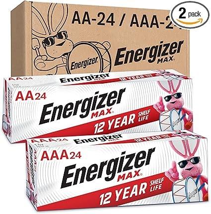 Energizer Max AA and AAA Batteries Combo Pack, 48 Count
