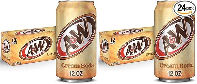A&W 24-Ct 12-Oz Cream Soda