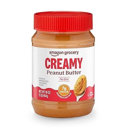 Amazon Grocery No Stir Creamy Peanut Butter 16 Oz