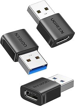 UGREEN 3-Pack 10Gbps USB-C to USB-A Adapters