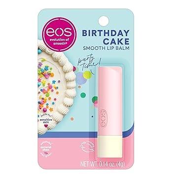 eos Natural Shea Lip Balm, Birthday Cake Flavor