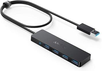 Anker 4-Port USB 3.0 Data Hub with 2ft Cable