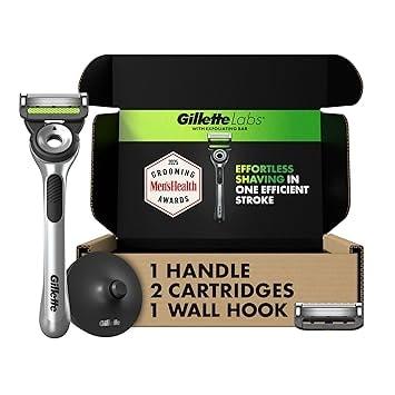 Gillette Labs Men's Razor with Exfoliating Bar Handle