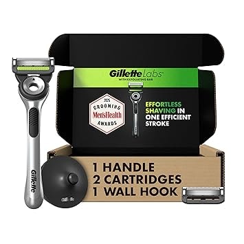 Gillette Labs Men's Razor with Exfoliating Bar Handle