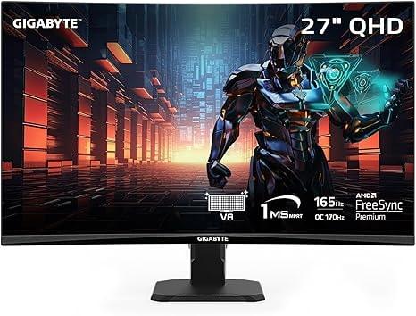 GIGABYTE GS27QC 27" 165Hz Gaming Monitor