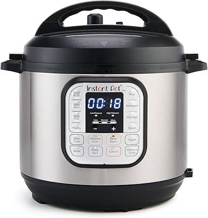 Instant Pot Duo 7-in-1 Electric Pressure Cooker, 6-Quart
