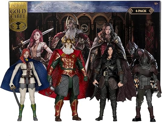 McFarlane Toys Lord of the Rings War of the Rohirrim 4" Action Figures (4-Pack)
