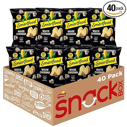 Smartfood White Cheddar Popcorn, 40-Pack