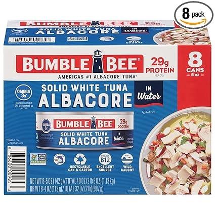 Bumble Bee 8-Pack 5-Oz Solid White Albacore Tuna in Water