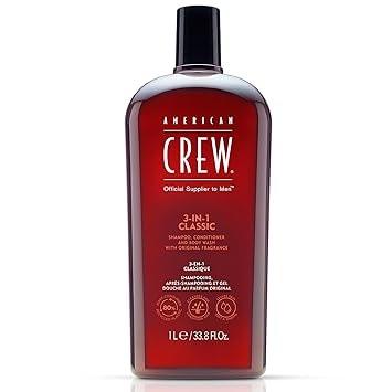 American Crew 3-in-1 Shampoo, Conditioner & Body Wash for Men